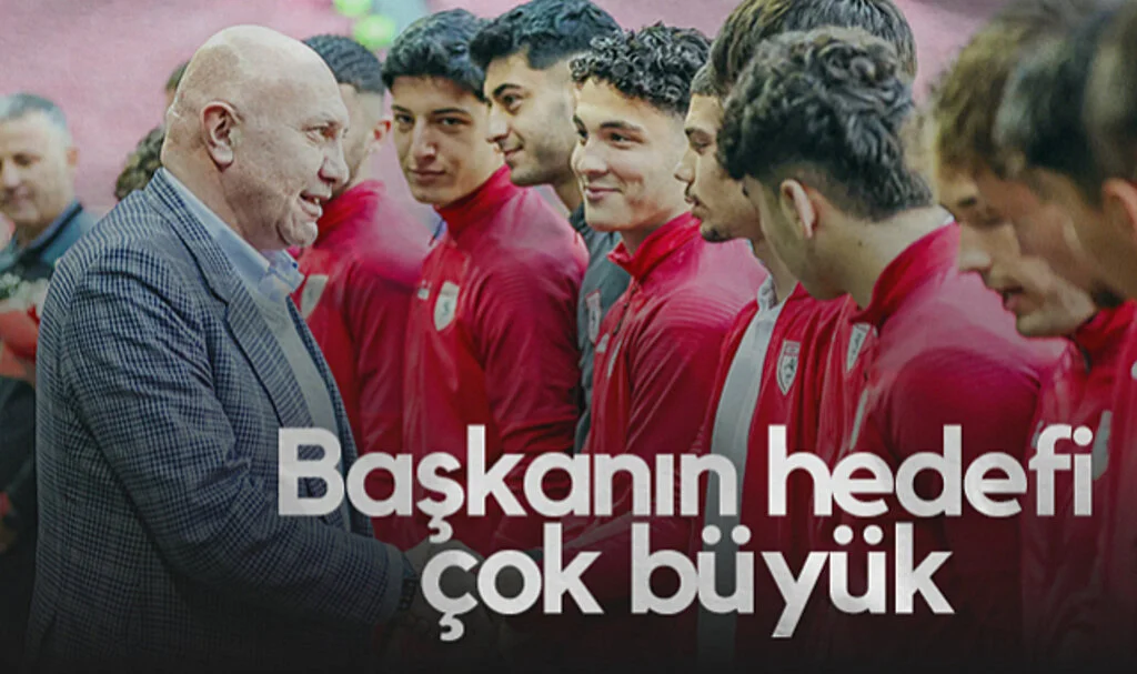 Samsunspor'da Başkan Yıldırım'ın Altyapı Hedefi Çok Büyük