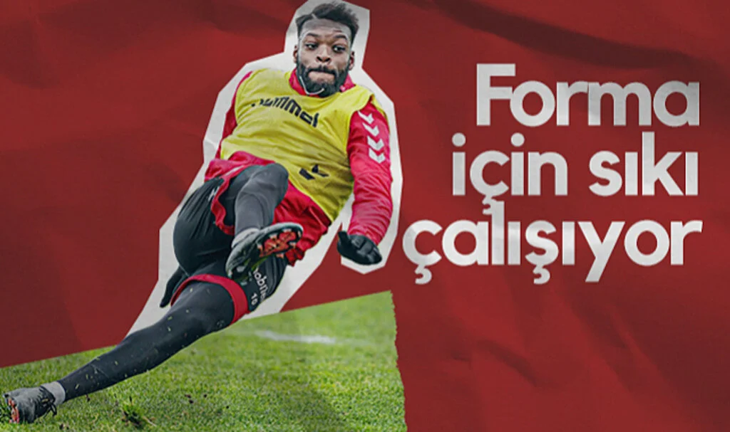 Samsunspor'da Ntcham Forma İçin Sıkı Çalışıyor