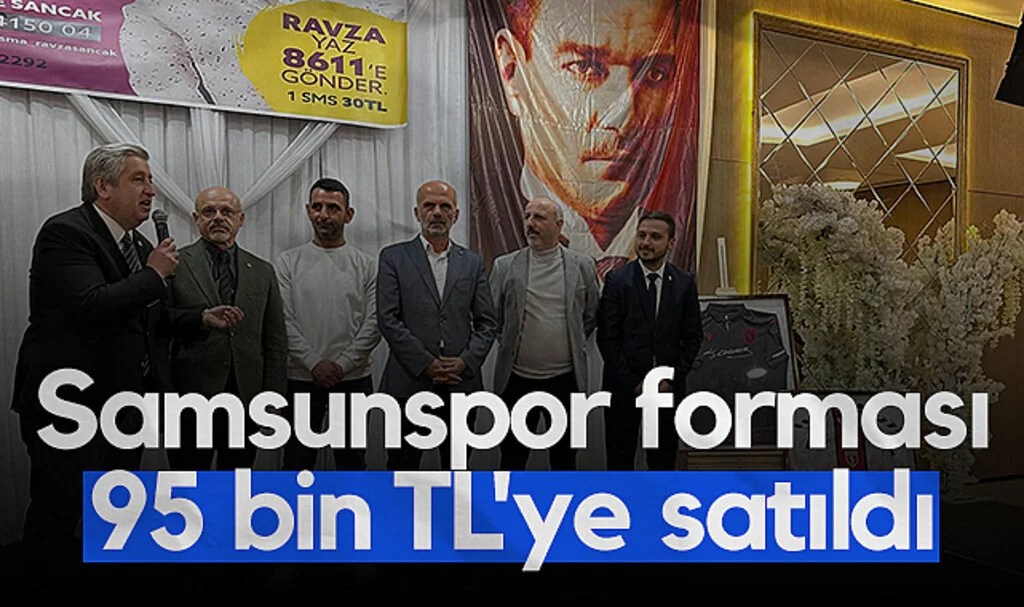 Samsunspor forması 95 bin TL'ye satıldı