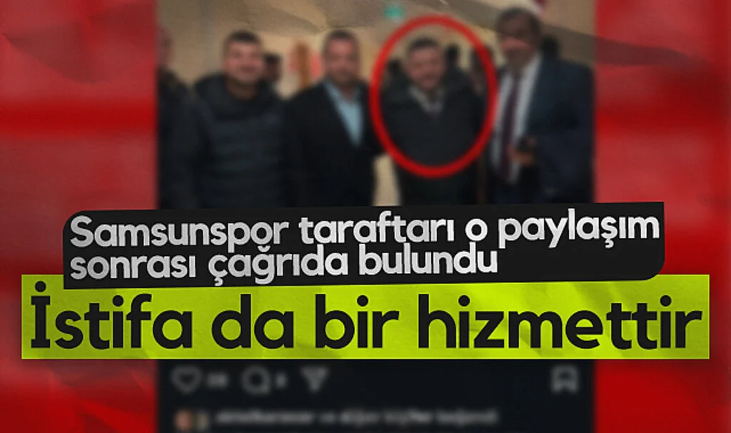 Samsunspor taraftarı o paylaşım sonrası çağrıda bulundu: İstifa da bir hizmettir