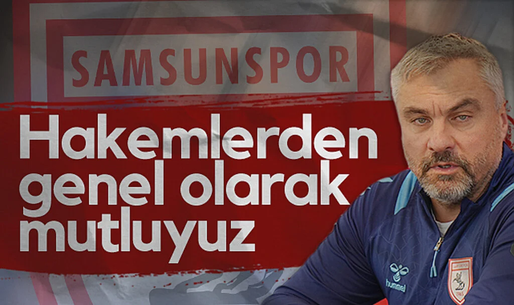Samsunspor Teknik Direktörü Thomas Reis: Hakem Performansından Genel Olarak Memnunum
