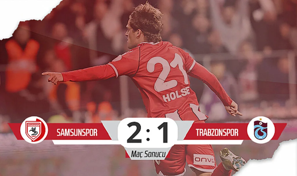 Samsunspor, Trabzonspor'u Carlo Holse İle Yıktı: 2-1 (Maç Özeti)