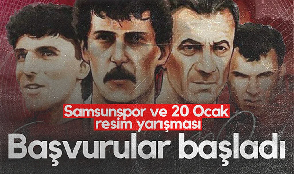 Samsunspor ve 20 Ocak" Resim Yarışması Başvuruları Başladı