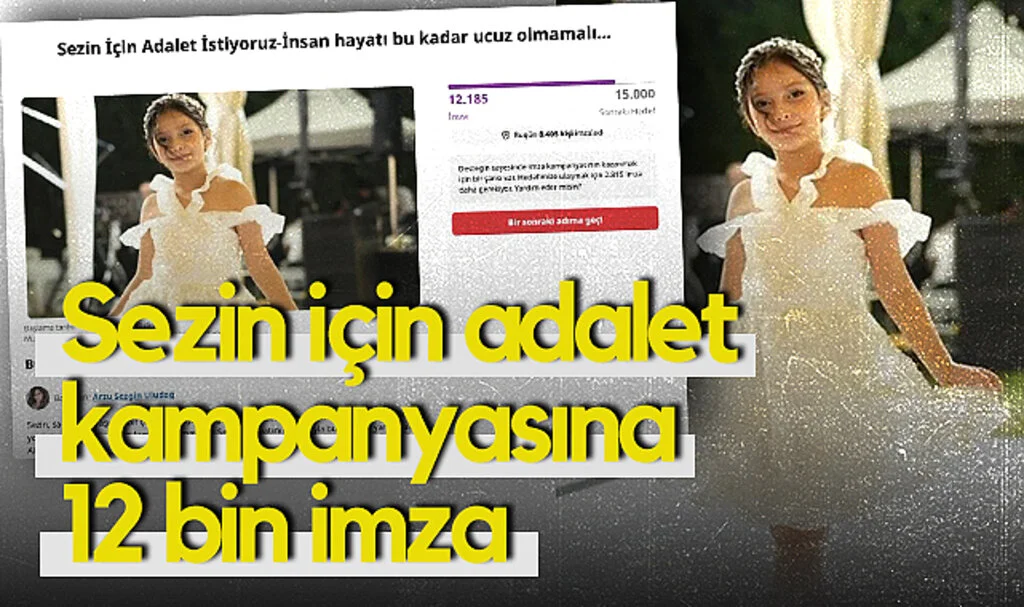 Sezin İçin Adalet Kampanyasına 12 Bin İmza