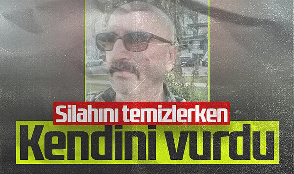 Silahını temizlerken kazara kendini vurdu