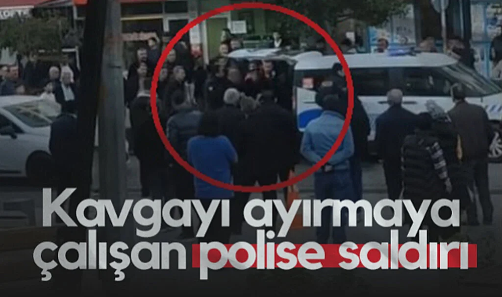 Tekkeköy’de Kavga Ayırmaya Çalışan Polise Saldırı