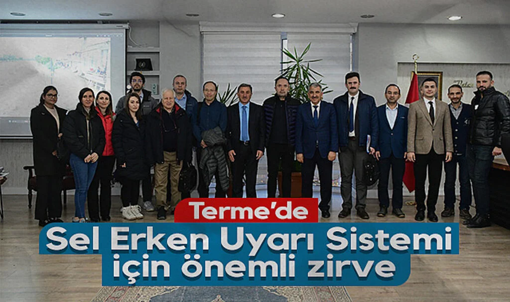 Terme'de Sel Riskine Karşı Erken Uyarı Sistemi Toplantısı