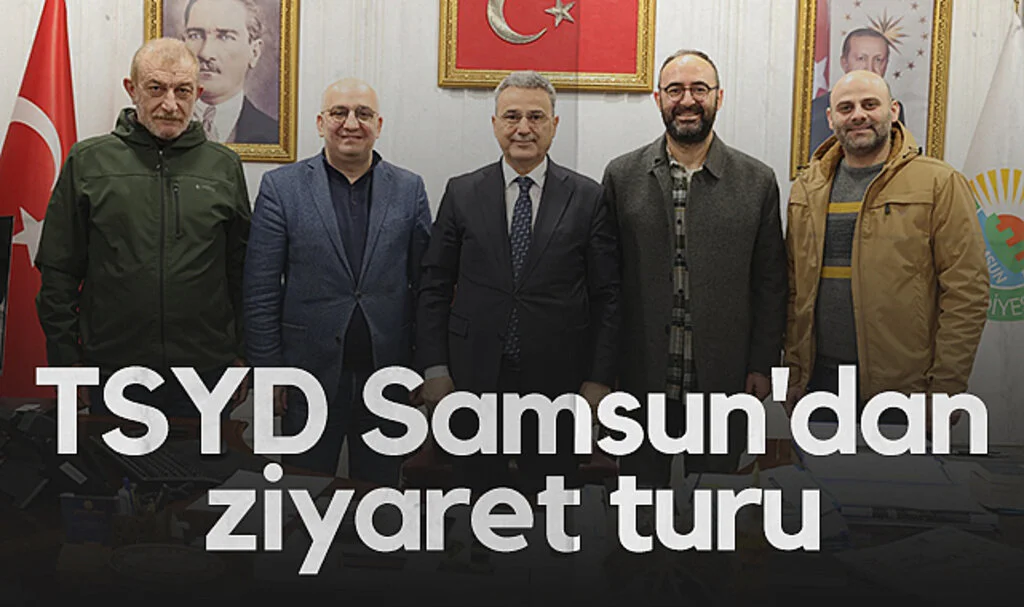Türkiye Spor Yazarları Derneği Samsun'dan ziyaret turu