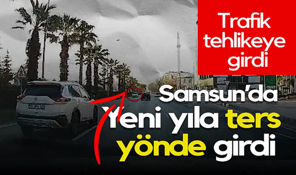 Yeni Yıla Ters Yönde Girdi: Trafik Tehlikeye Girdi