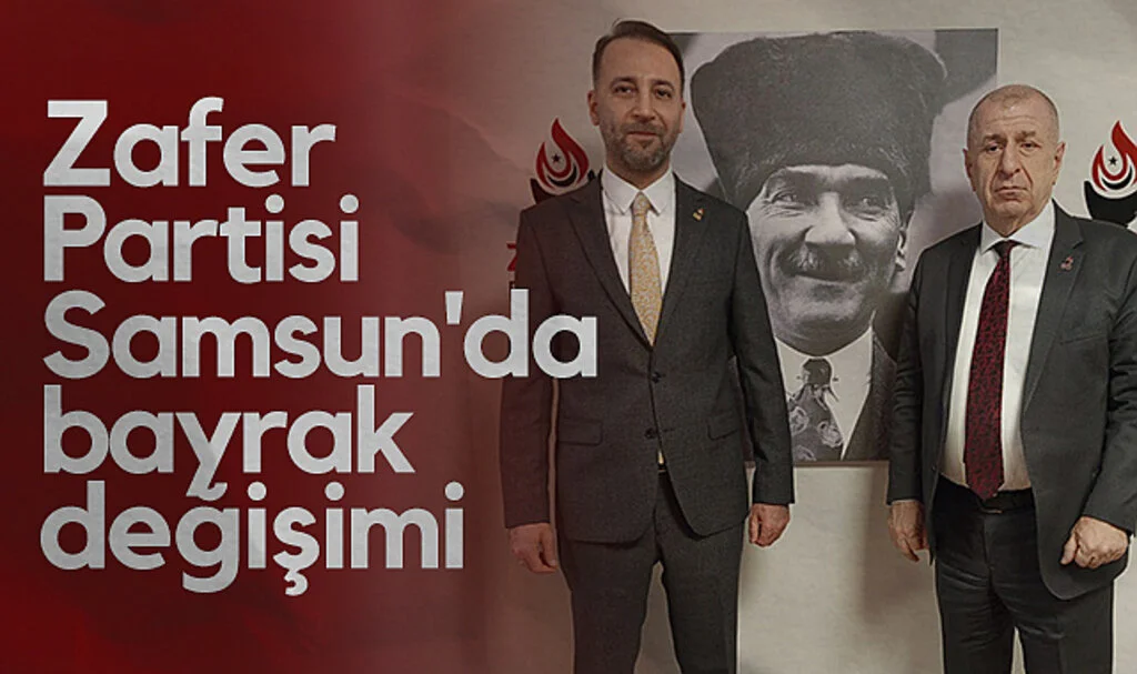 Zafer Partisi Samsun'da Bayrak Değişimi Yaşandı
