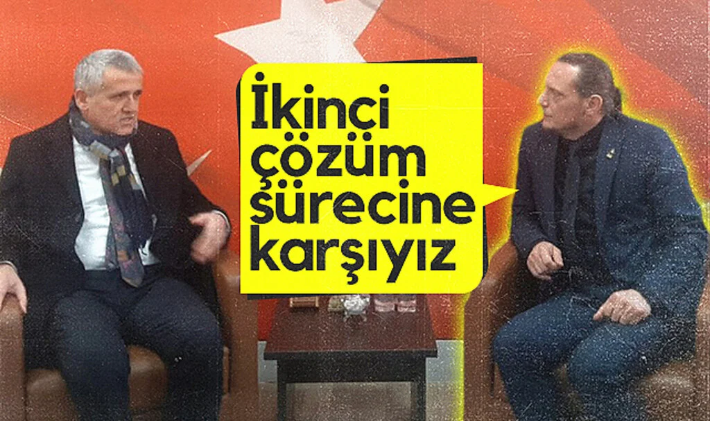 Zafer Partisi Samsun İl Başkanı Faruk Şen: İkinci çözüm sürecine karşıyız