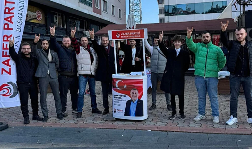 Zafer Partisi Samsun İl Teşkilatı üye stantı açtı