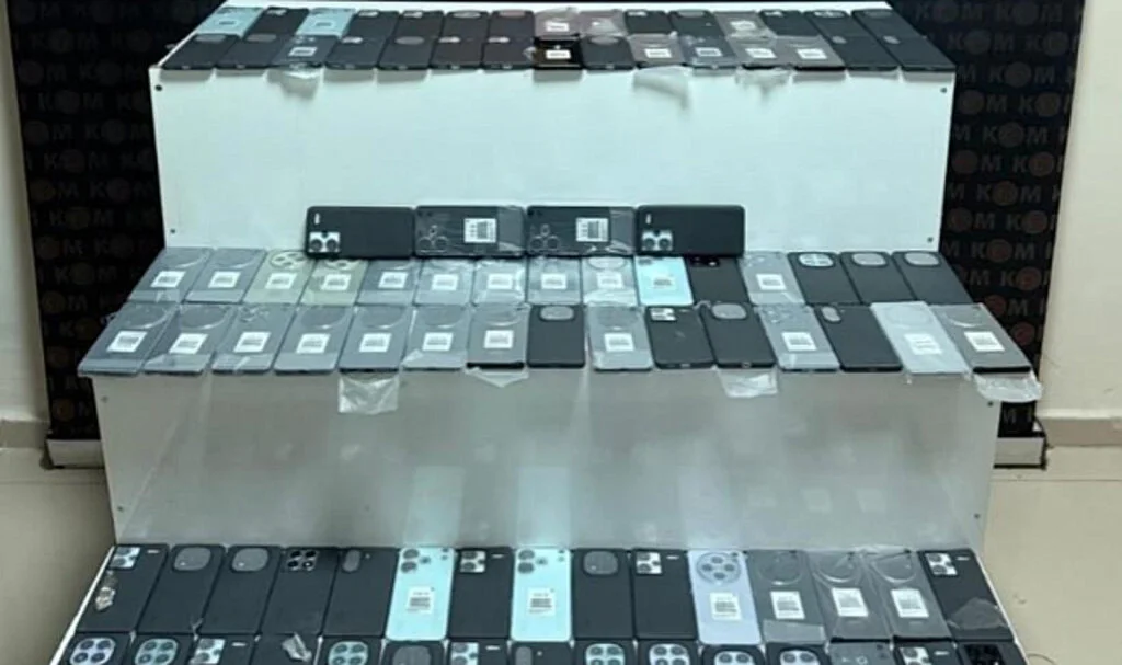 1,5 Milyon TL Değerinde Kaçak Telefon Ele Geçirildi