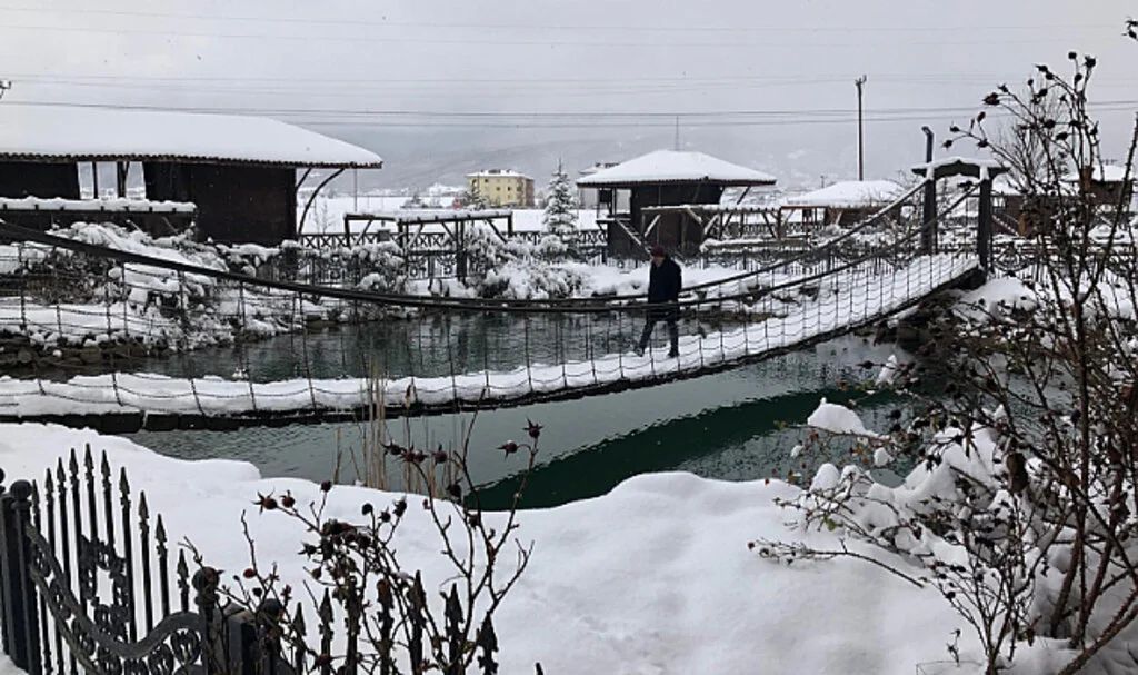 Ambarköy Açık Hava Müzesi Kar Altında Büyüledi