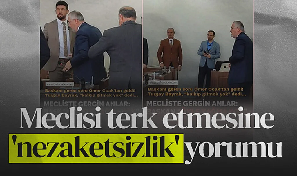Bafra Belediye Başkanı Hamit Kılıç'ın meclisi terk etmesine 'nezaketsizlik' yorumu