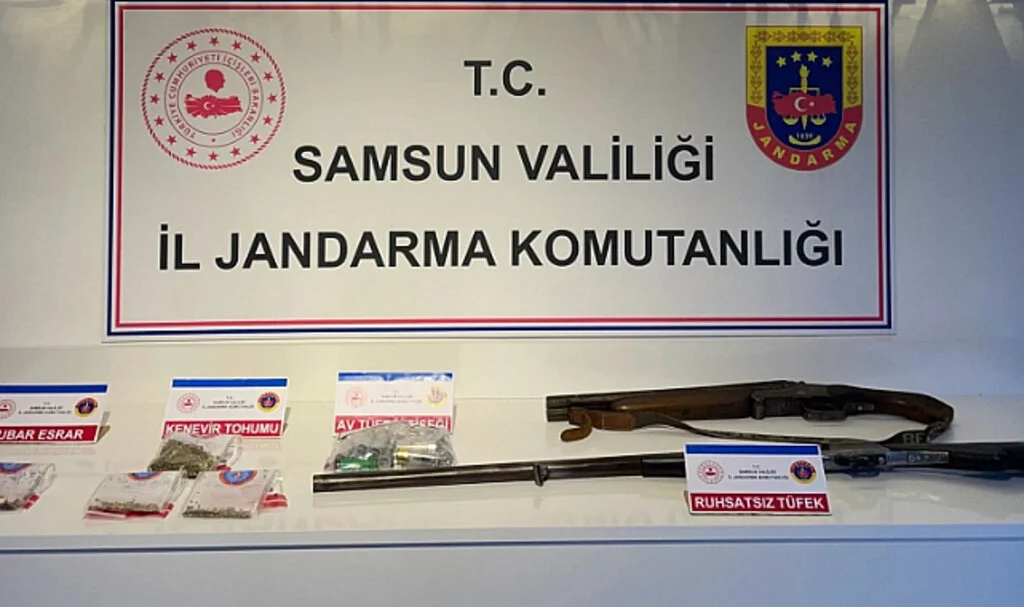 Bafra’da Silah ve Uyuşturucu Operasyonu: 2 Gözaltı