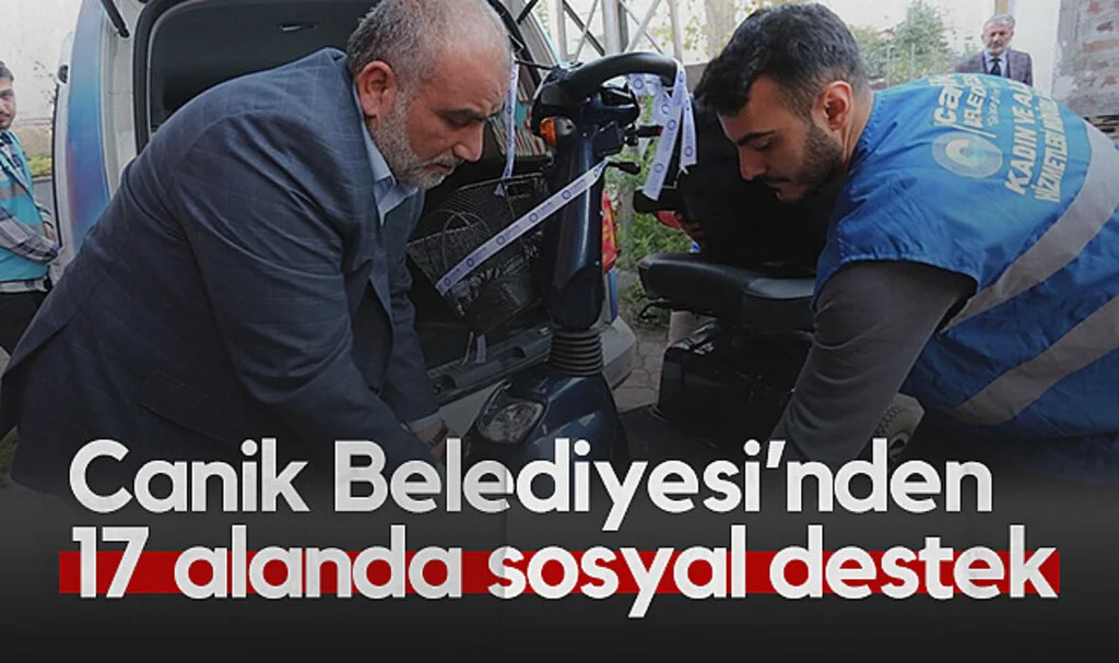 Canik Belediyesi'nden 17 Alanda Sosyal Destek