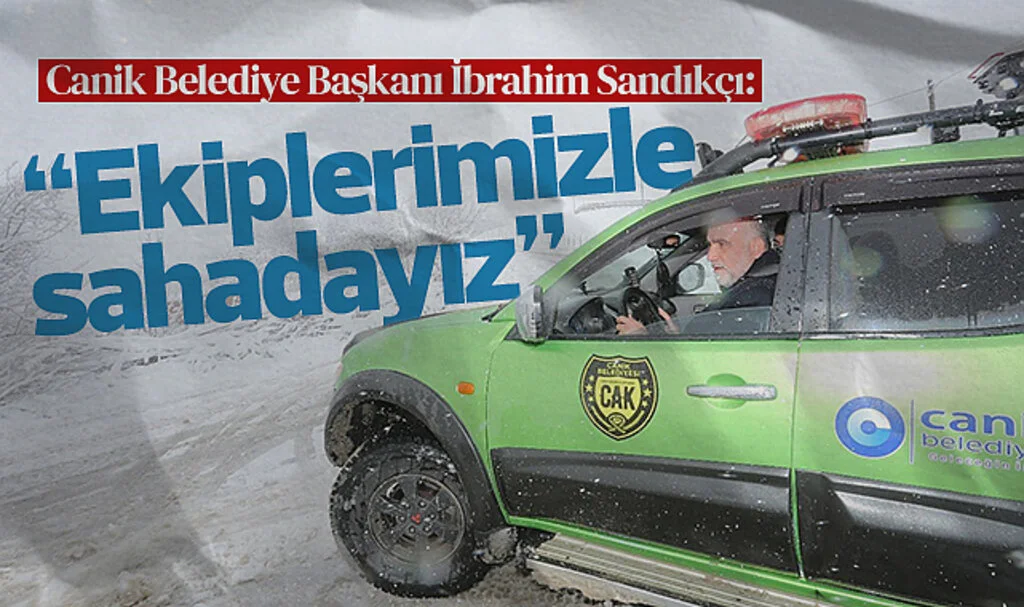 Canik’te Karla Mücadele Tüm Hızıyla Devam Ediyor!