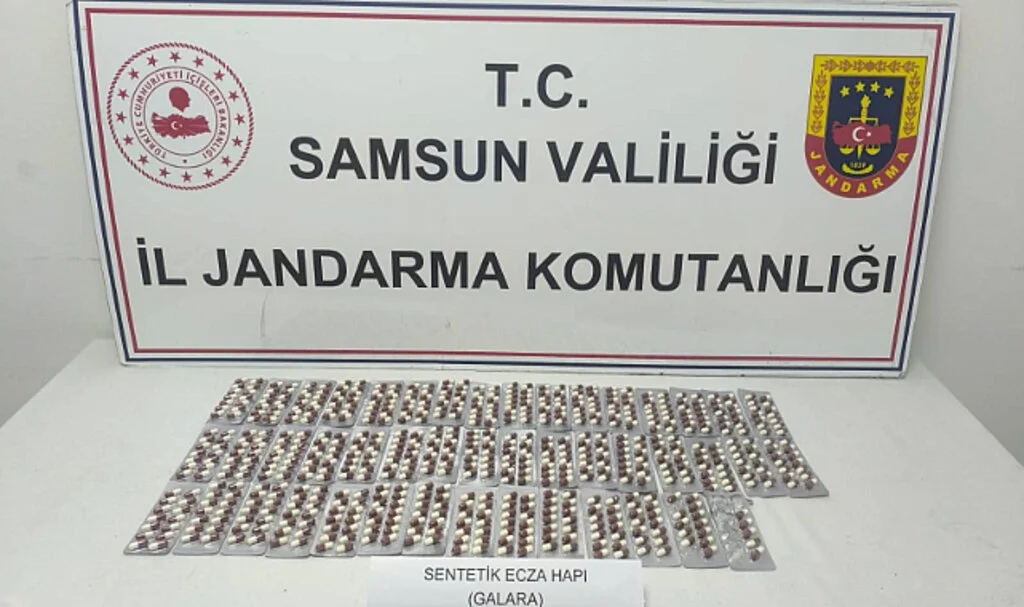 Canik’te Uyuşturucu Operasyonu: 655 Sentetik Hap Ele Geçirildi