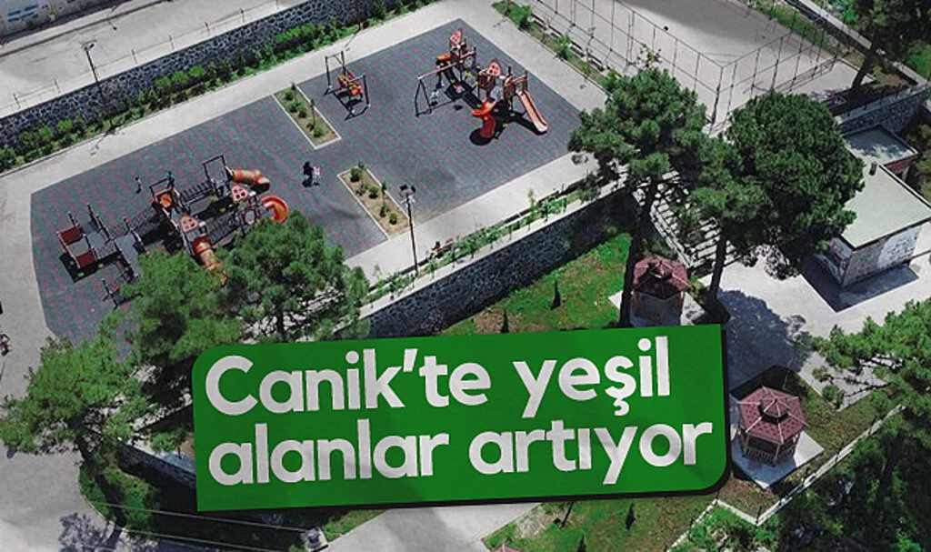 Canik’te Yeşil Alanlar Artıyor