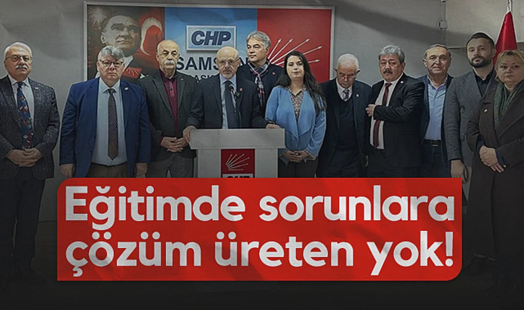 CHP İl Başkanı Mehmet Özdağ: Eğitimde sorunlara çözüm üreten yok!