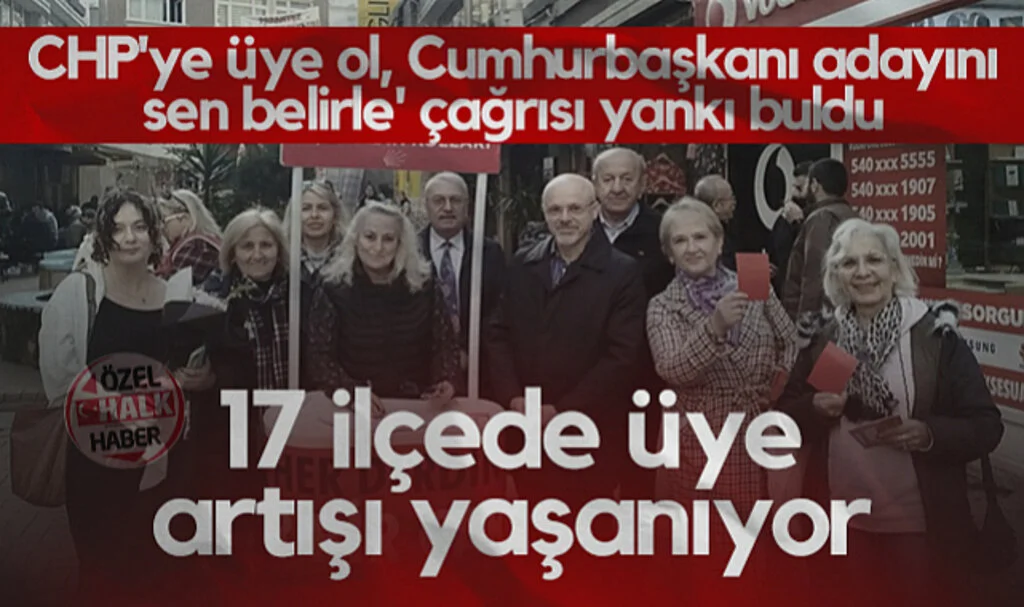 CHP Lideri Özgür Özel’in Çağrısı Sonrası Samsun'un 17 İlçesinde Üye Artışı Yaşanıyor