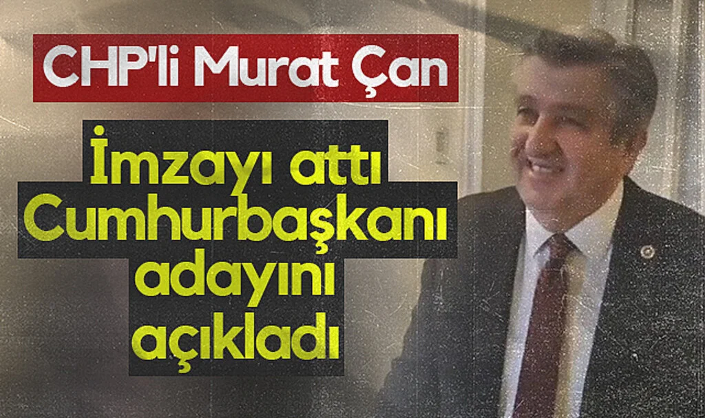 CHP Samsun Milletvekli Murat Çan Cumhurbaşkanı Adayını Açıkladı