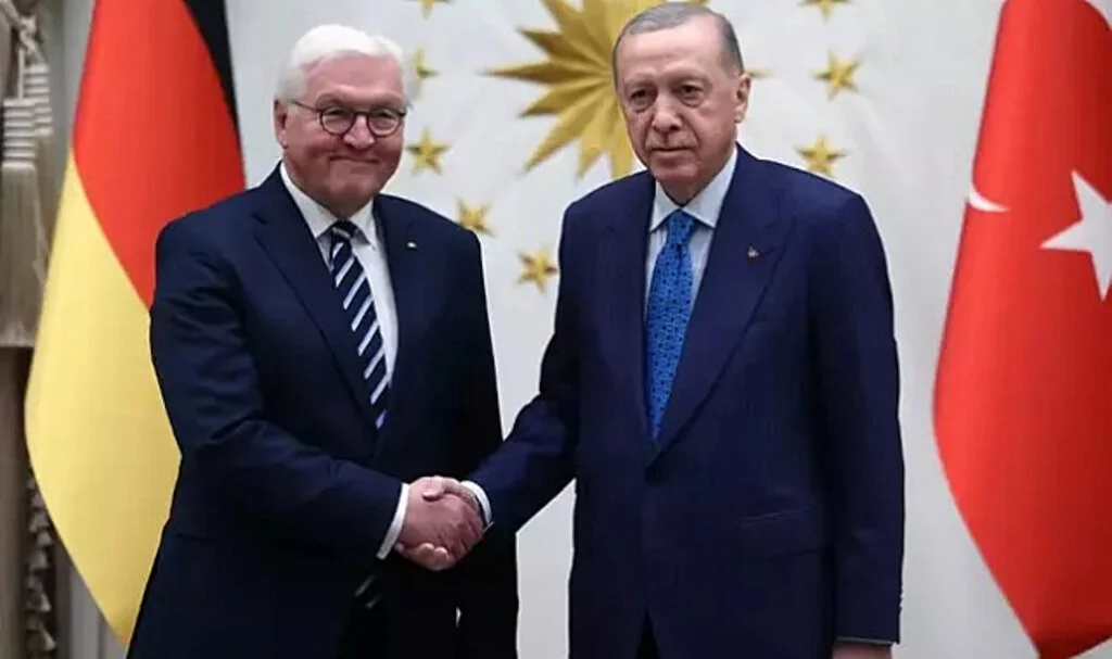 Cumhurbaşkanlığı Külliyesi'nde Erdoğan-Steinmeier Görüşmesi