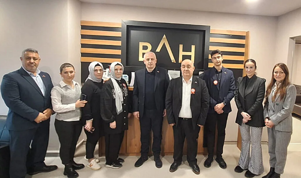Gürcü iş insanları Samsun Büyük Anadolu Hastane'sinde