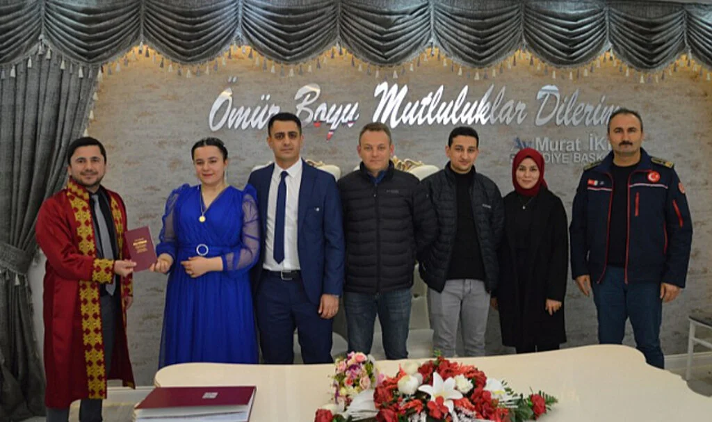 Havza'da 14 Şubat Sevgililer Günü'nde 12 nikah kıyıldı