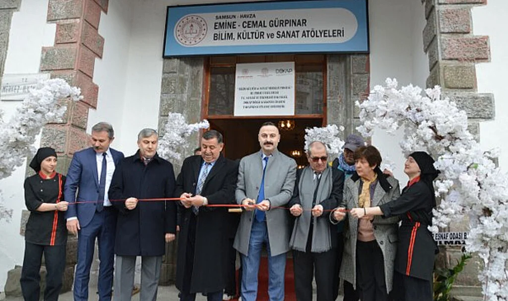 Havza’daki Tarihi Okul Bilim ve Sanat Atölyesine Dönüştü
