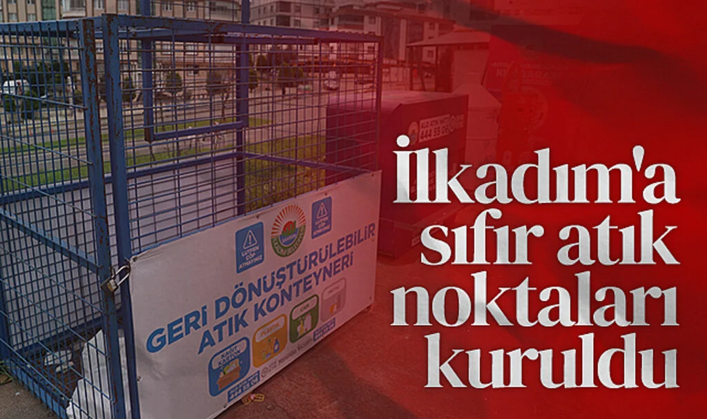 İlkadım'a sıfır atık noktaları kuruldu