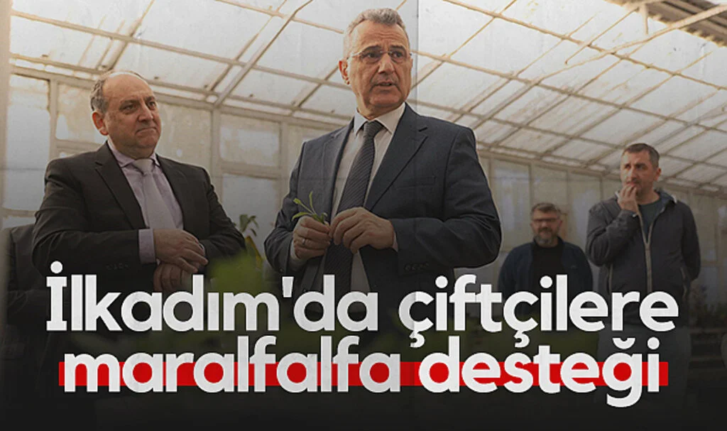 İlkadım Belediyesi'nden Çiftçilere Maralfalfa Desteği