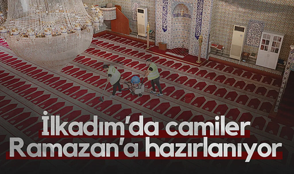 İlkadım'da Ramazan Öncesi Camilerde Temizlik Seferberliği
