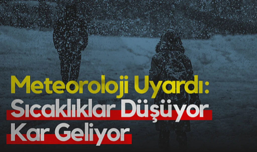 Meteoroloji Uyardı: Sıcaklıklar Düşüyor, Kar Geliyor