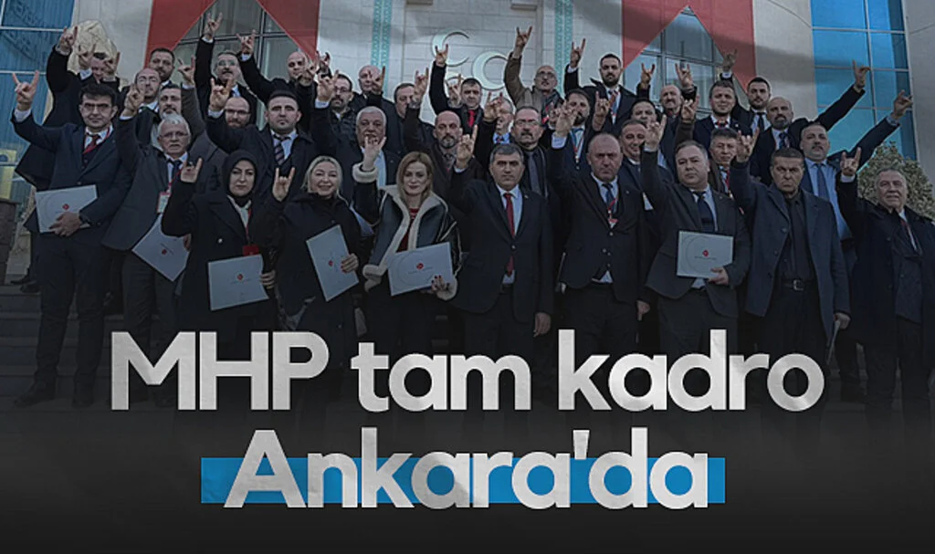MHP Samsun teşkilatı tam kadro Ankara'da