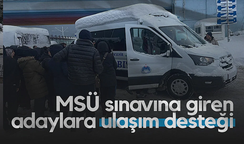 Milli Savunma Üniversitesi Askeri Öğrenci Aday Belirleme sınavına giren adaylara SBB'den ulaşım desteği