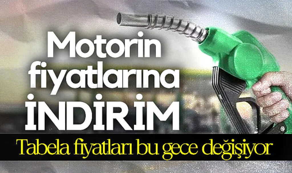 Motorin Fiyatlarında İndirim: Tabela Fiyatları Bu Gece Değişiyor