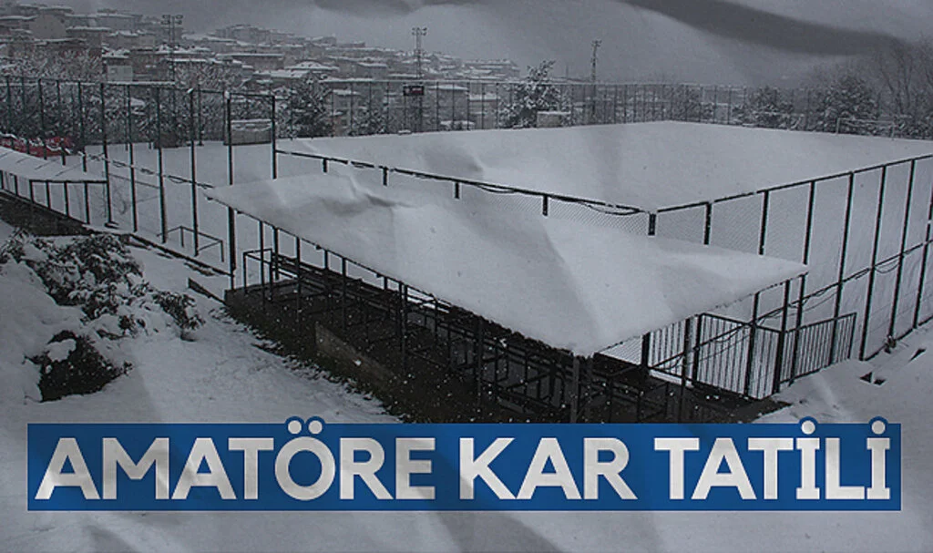 Samsun Amatör Lig'de Kar Engeli! Hafta Sonu Kararı Bekleniyor