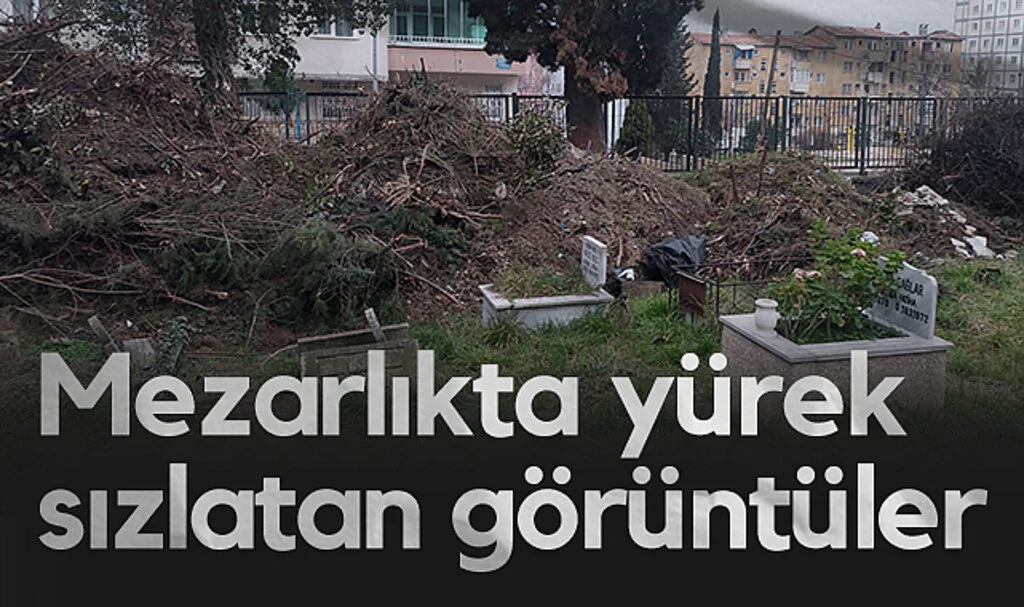 Samsun Asri Mezarlık'ta yürek sızlatan görüntüler