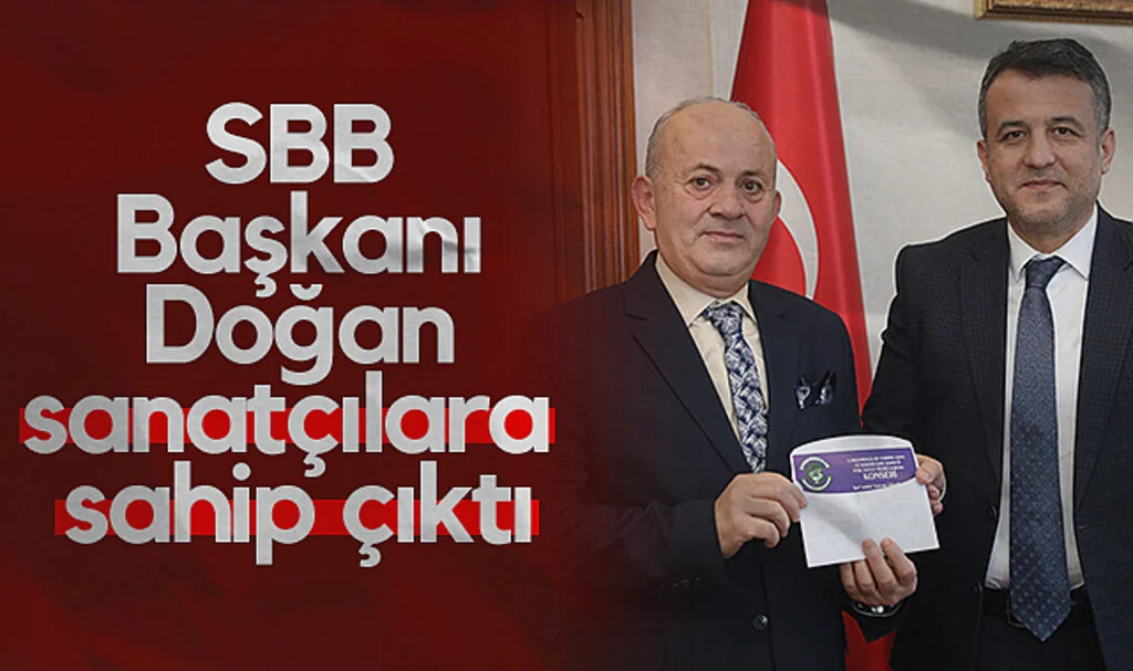 Samsun Büyükşehir Belediye Başkanı Halit Doğan sanatçılara sahip çıktı