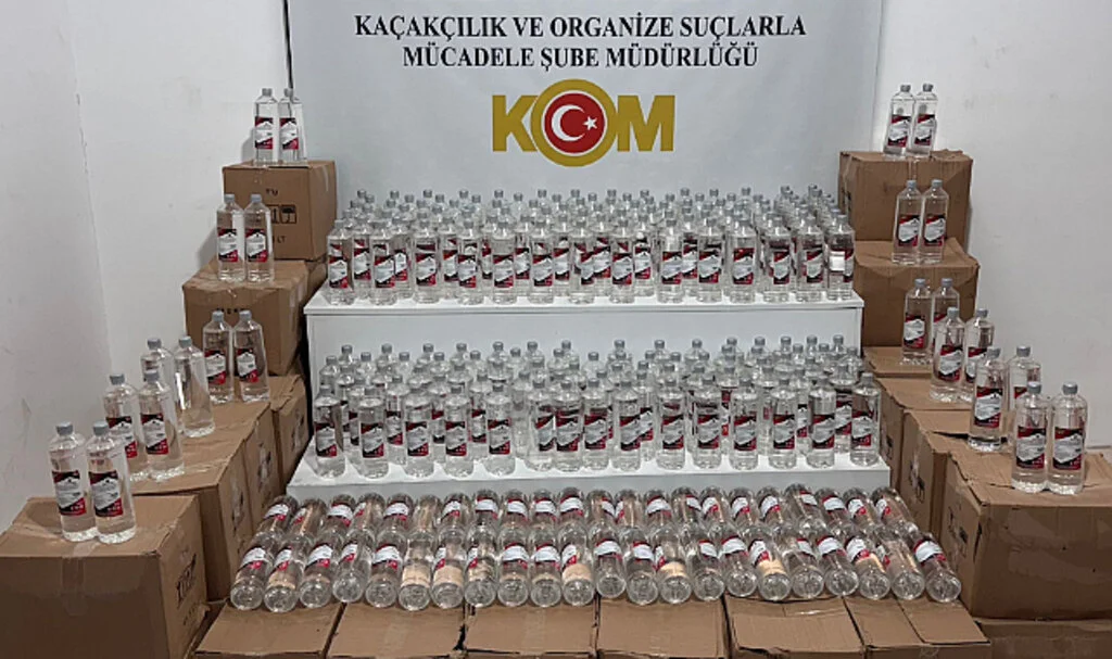 Samsun’da 1 Ton Etil Alkol Ele Geçirildi!