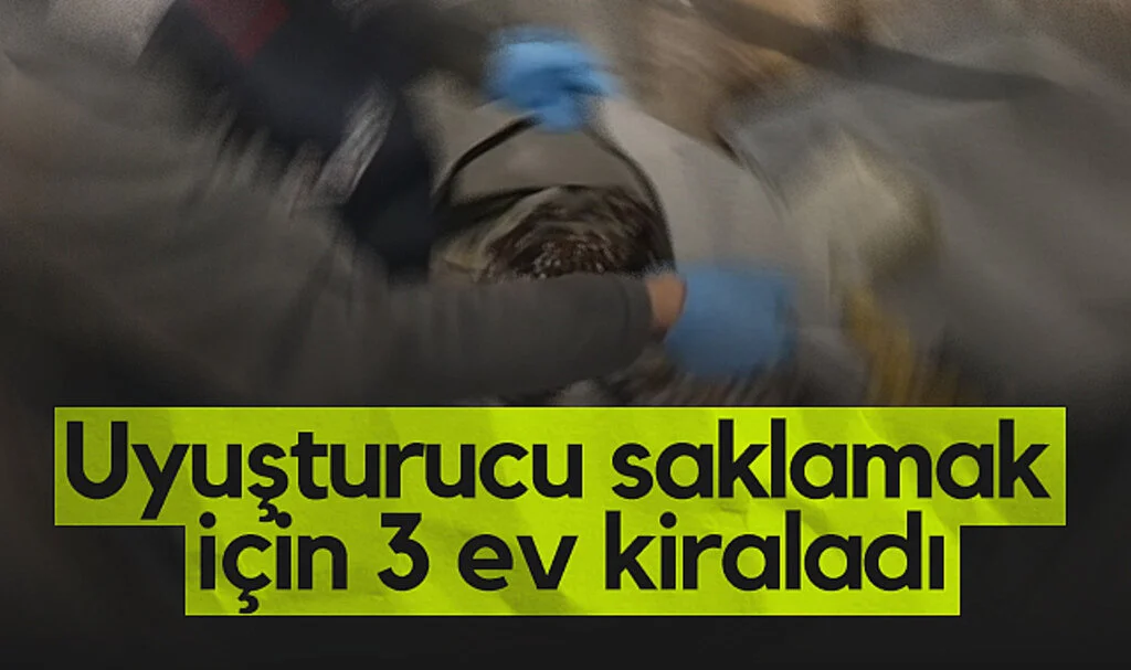 Samsun'da 3 Ev Kiralayarak Uyuşturucu Saklayan Şahıs Yakalandı