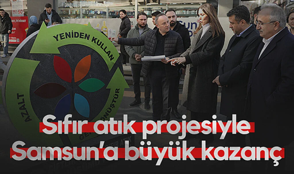 Samsun'da 500 Bin TL'lik Atık Dönüştürüldü!