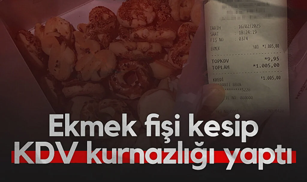 Samsun'da bir fırın ekmek fişi kesip KDV kurnazlığı yaptı