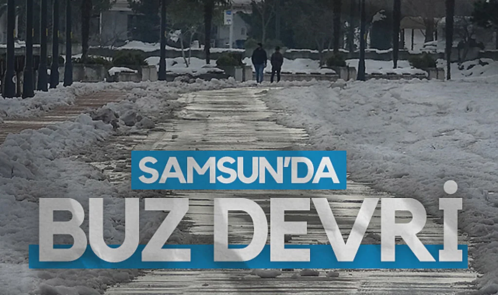 Samsun’da Buz Devri: Kar Fırtınası Şehri Adeta Dondurdu