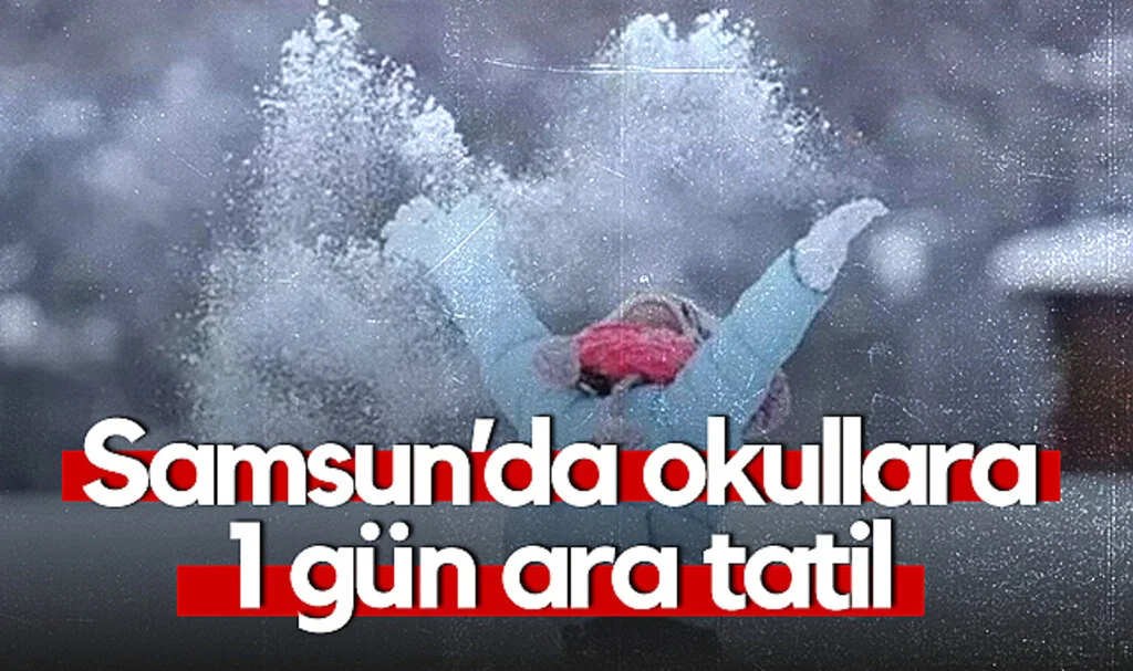 Samsun'da Eğitime Kar Engeli! 24 Şubat'ta Okullar Tatil