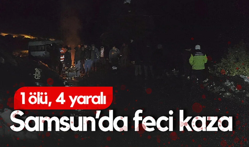 Samsun'da Feci Kaza: Traktör Şarampole Devrildi