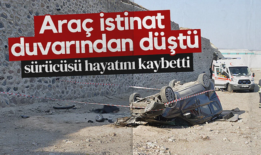 Samsun'da istinat duvarından düşen hafif ticari aracın sürücüsü öldü