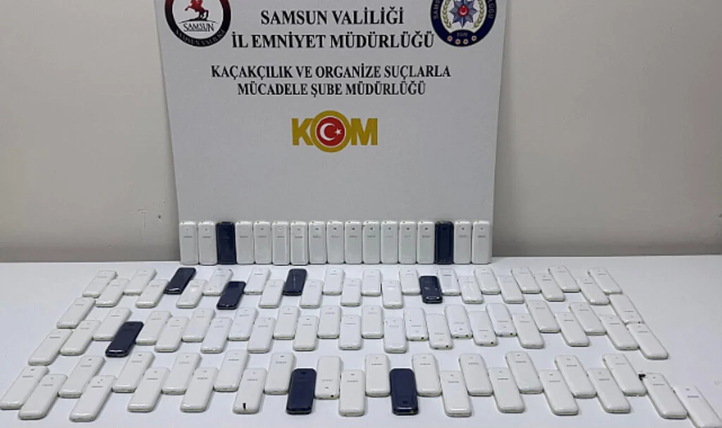 Samsun'da Kaçak Cep Telefonu Operasyonu, 1 Gözaltı